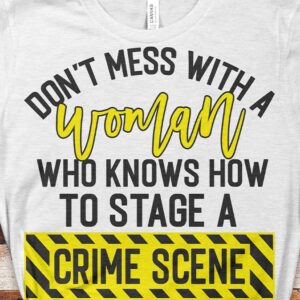 Stage a crime scene graphic