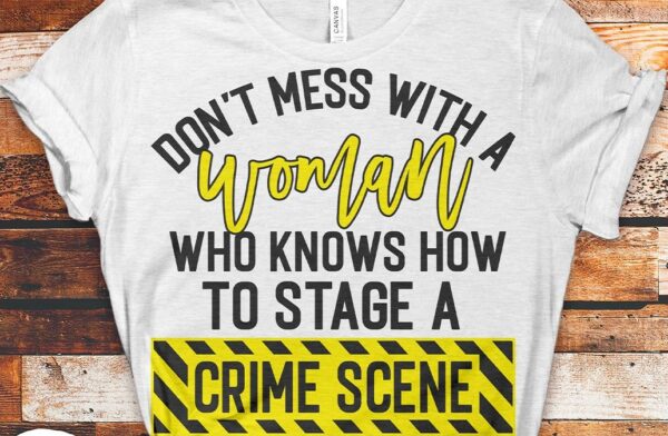 Stage a crime scene graphic